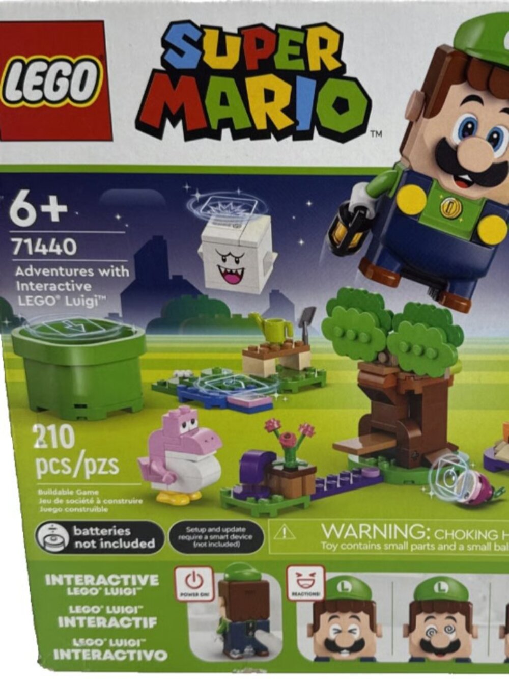 LEGO Super Mario: Adventures with Interactive Lego Luigi (71440) 210 pcs NEW!